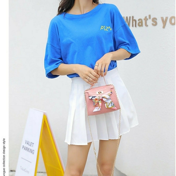 Faux Croc Leather shoulder bag - Picture 6 of 9